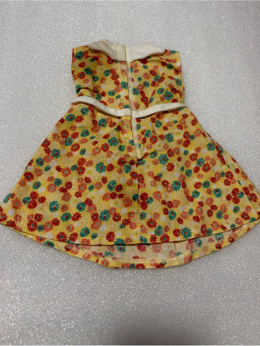 American Girl Kit Kittredge Yellow Floral Print Dress